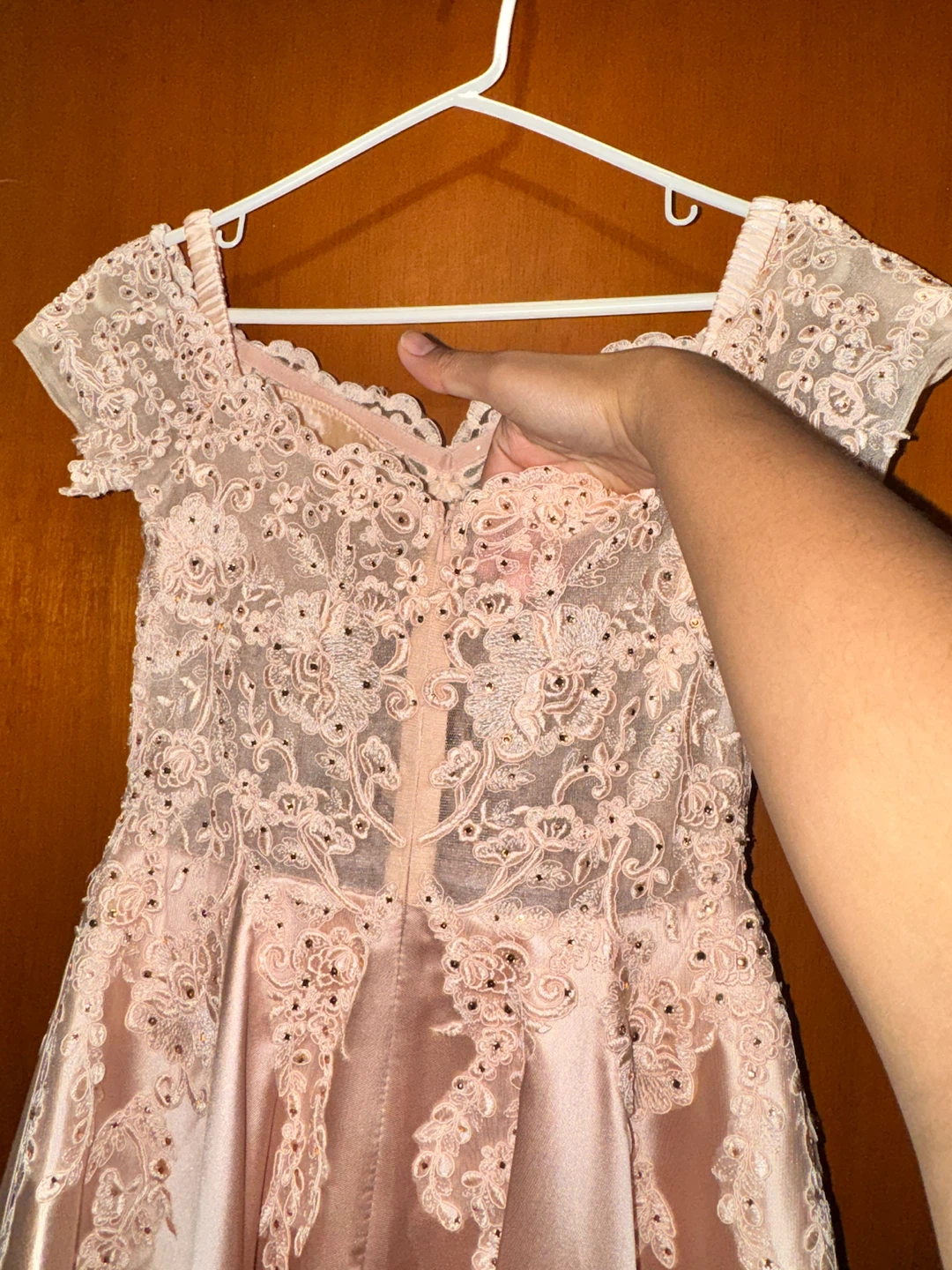 BLUSH PINK FORMAL GOWN -XS/S - photo 5