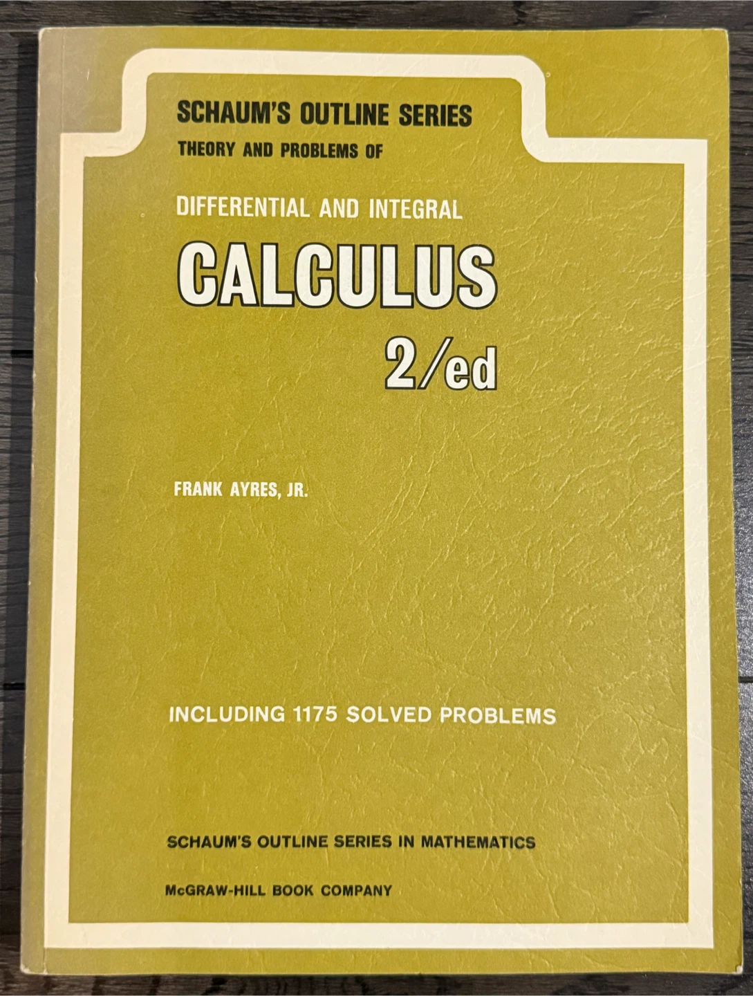 Schaum's Outline of Differential and Integral Calculus