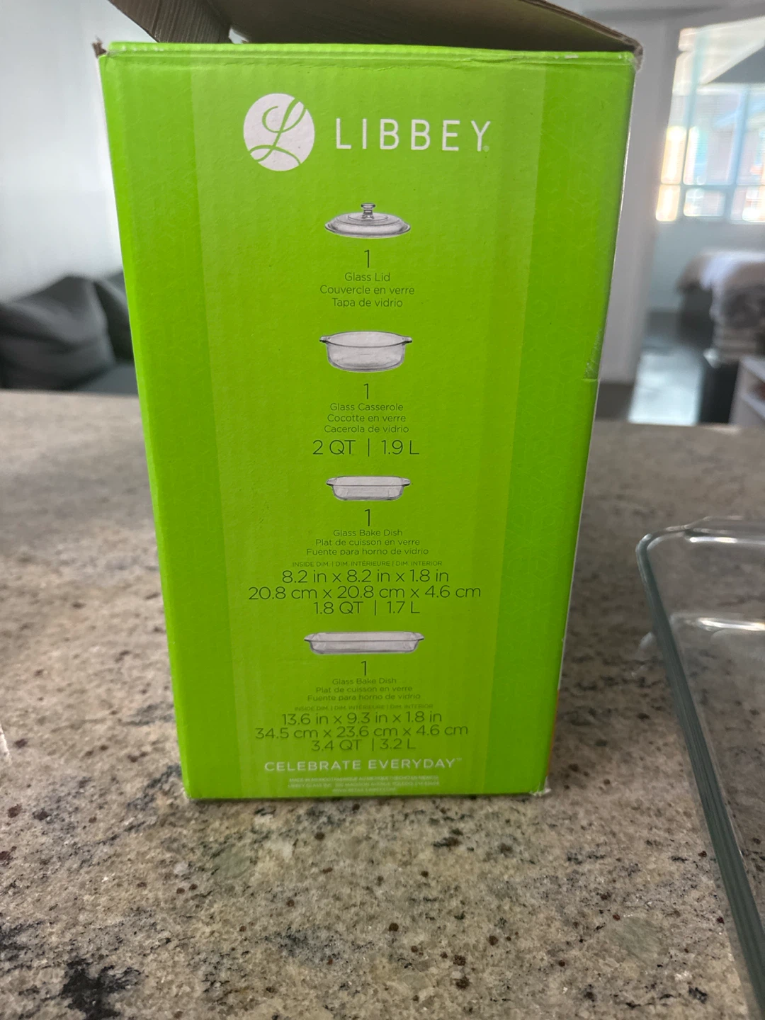 NEW !!! Libbey Baker's Basics Glass Bakeware Set - photo 3