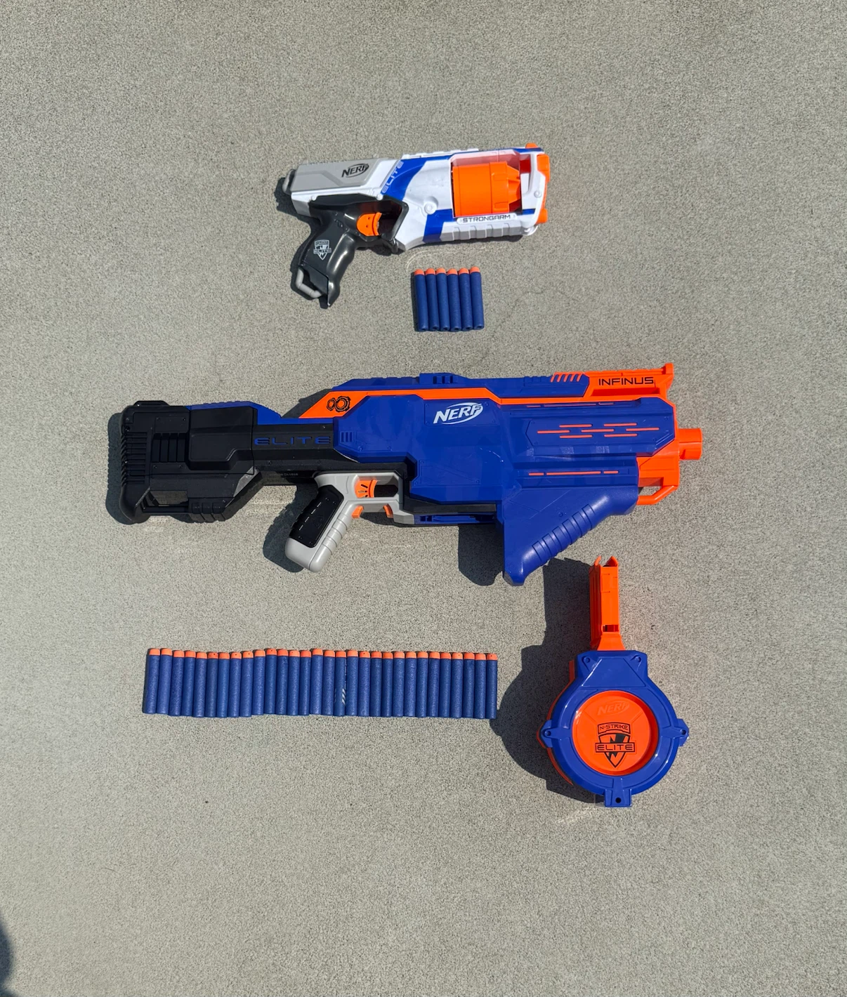 Nerf Elite Strongarm and Infinus Toy Blasters - photo 5