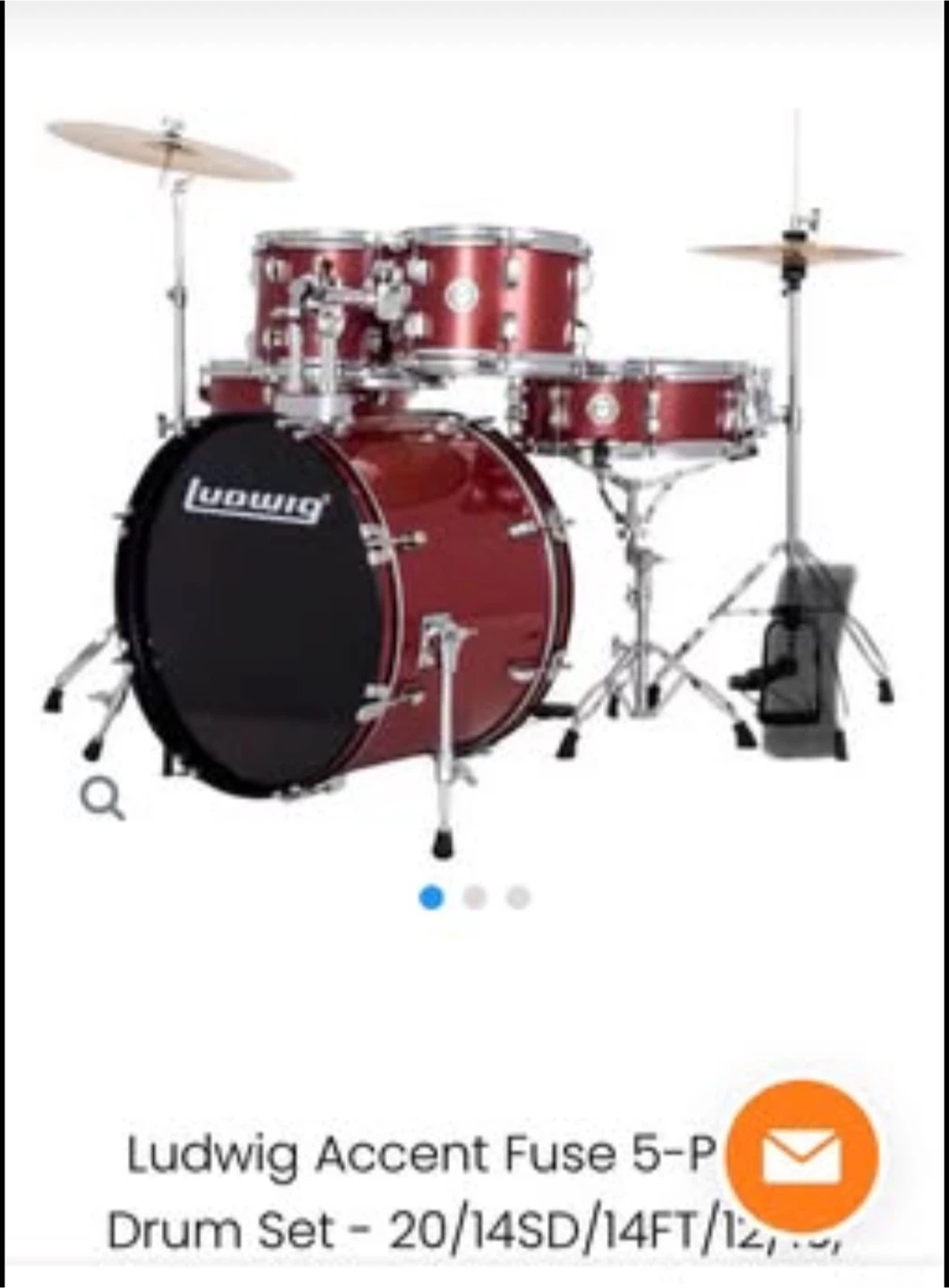 Ludwig Accent Fuse 5-Piece Drum Set - photo 2