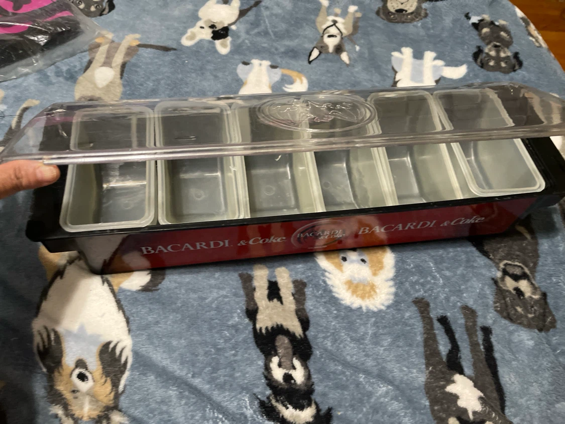 Bacardi & Coke Bar Caddy Condiment Holder - photo 3
