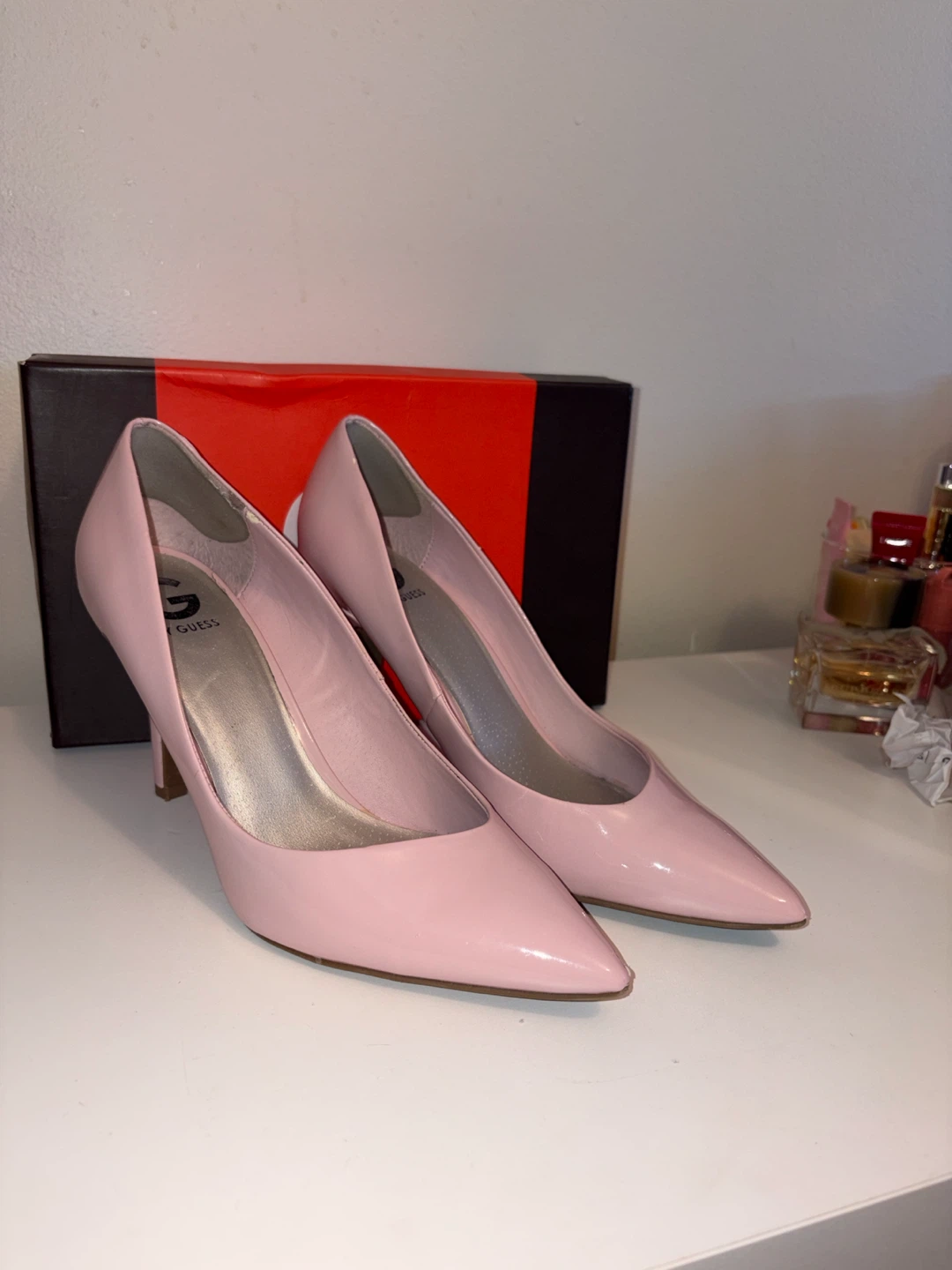 Guess Pink Patent Leather Heels - photo 2