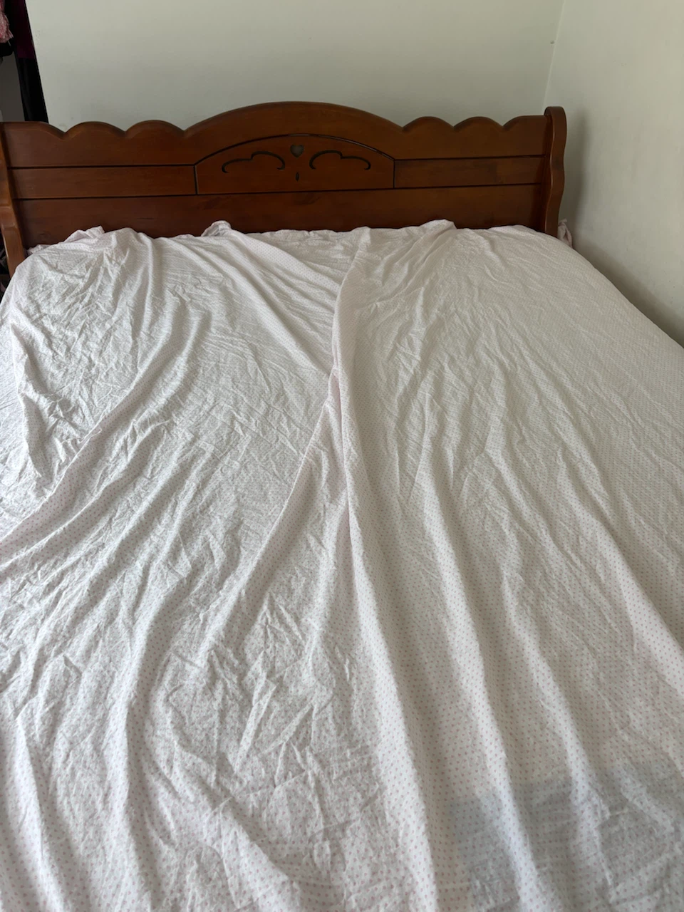 Queen Wood Bed Frame – $180