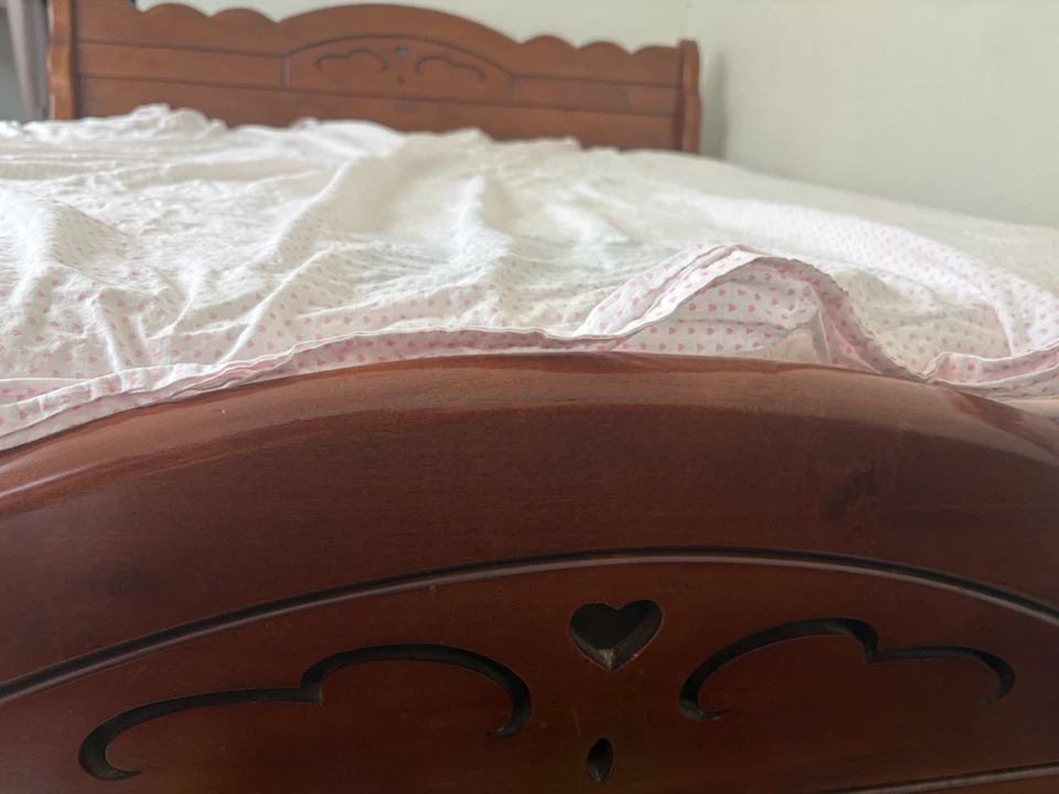 Queen Wood Bed Frame – $180 - photo 2