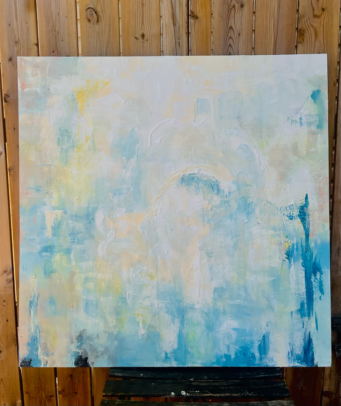Abstract Art Painted Today 40”x40” - photo 2