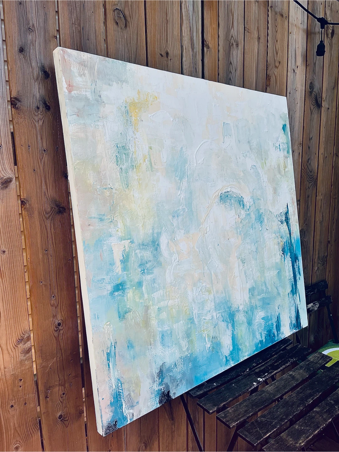 Abstract Art Painted Today 40”x40” - photo 3