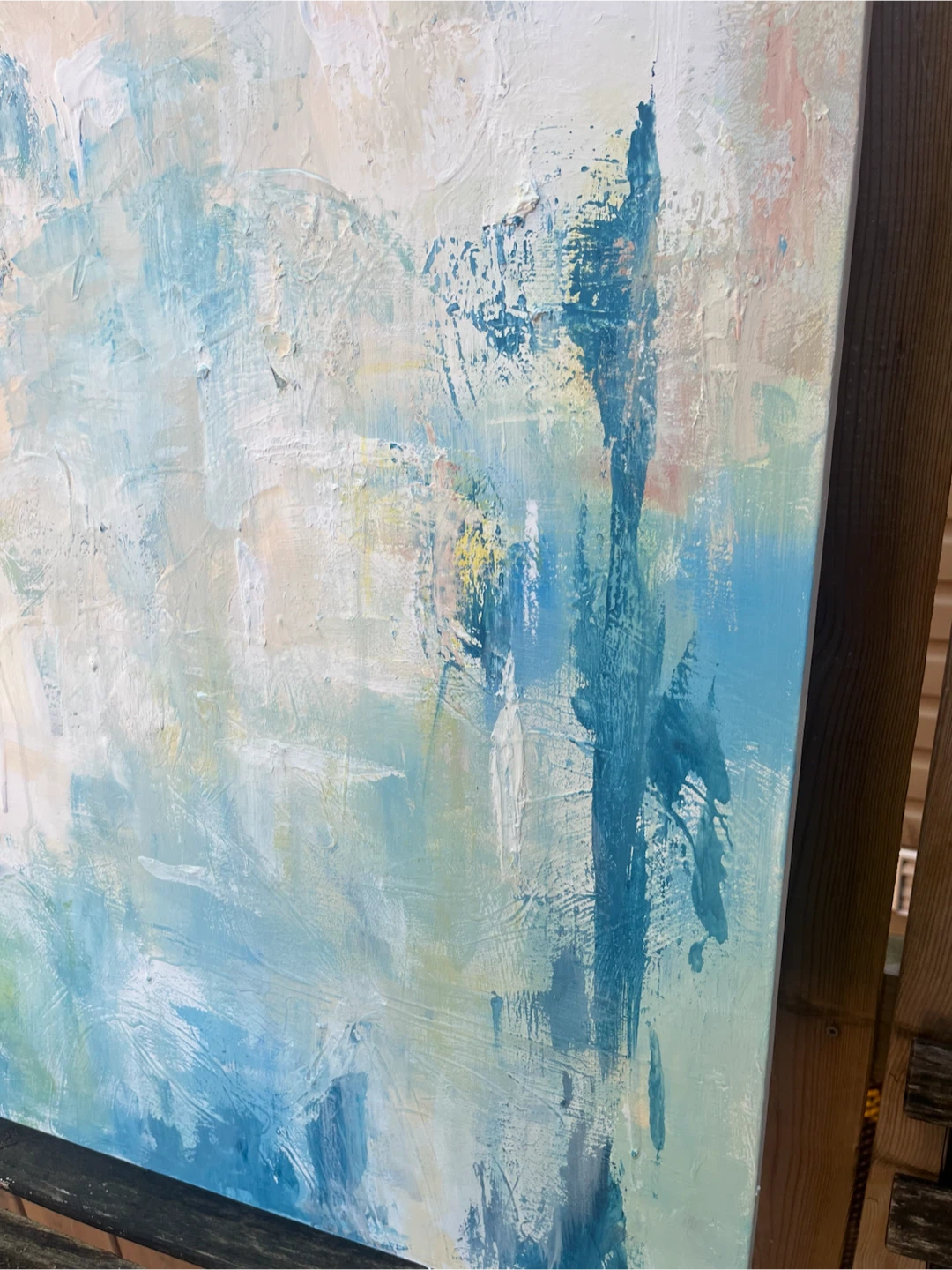 Abstract Art Painted Today 40”x40” - photo 5
