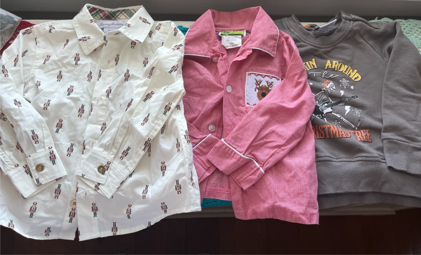 Christmas tops 12-18 months toddler boy