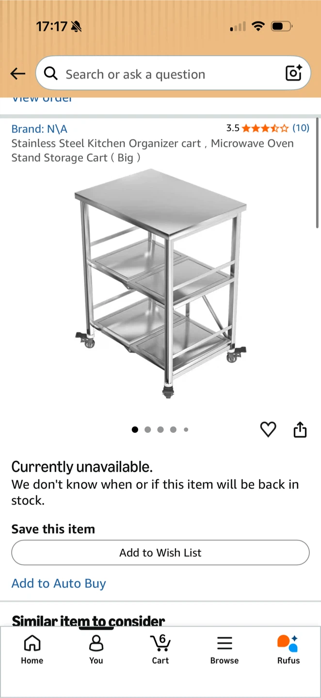 Stainless Steel Cart