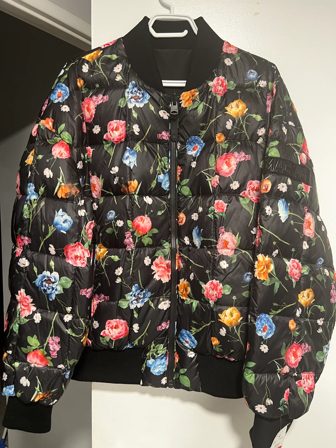 Mackage Floral Bomber Jacket size L - photo 2