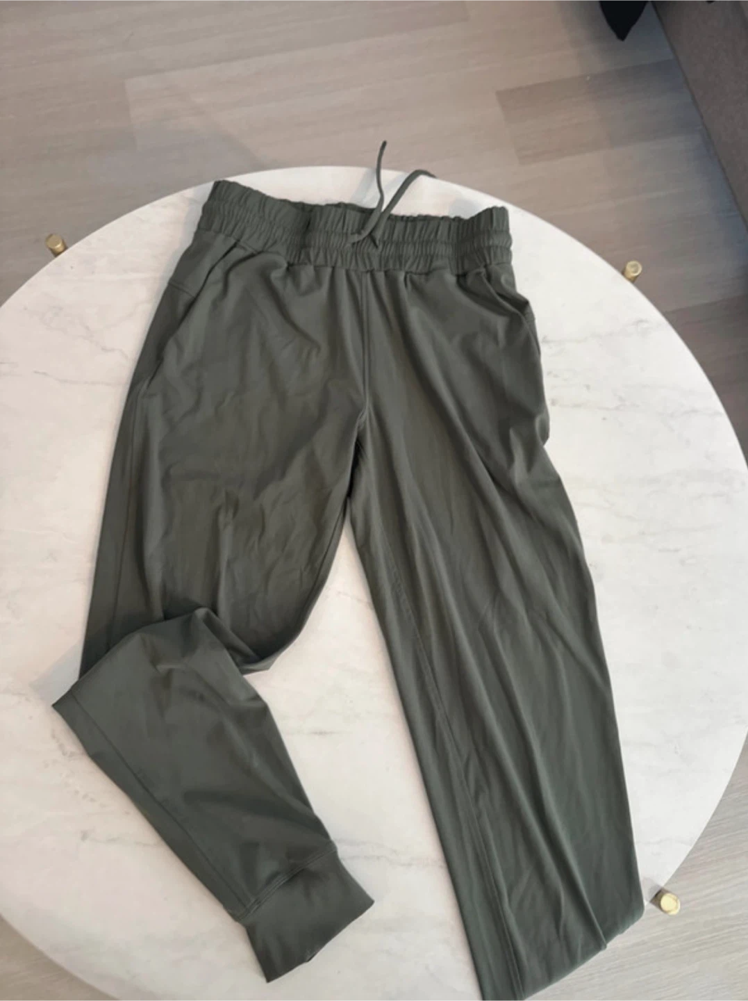 Olive Green Track Jacket and Pants Set - photo 3