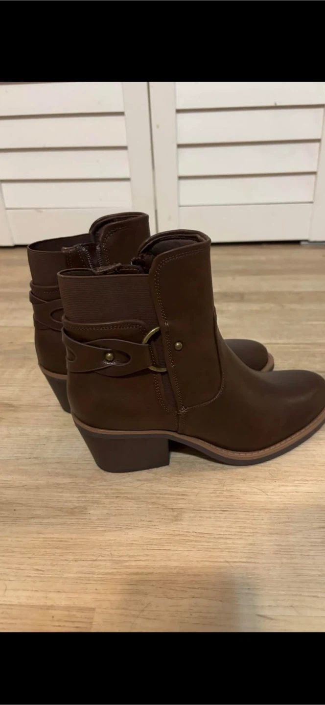 Brown booties - photo 2