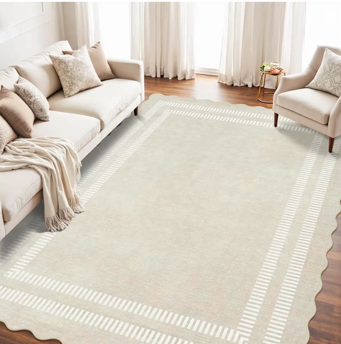 8x10ft Rug with Scalloped Edges - photo 3