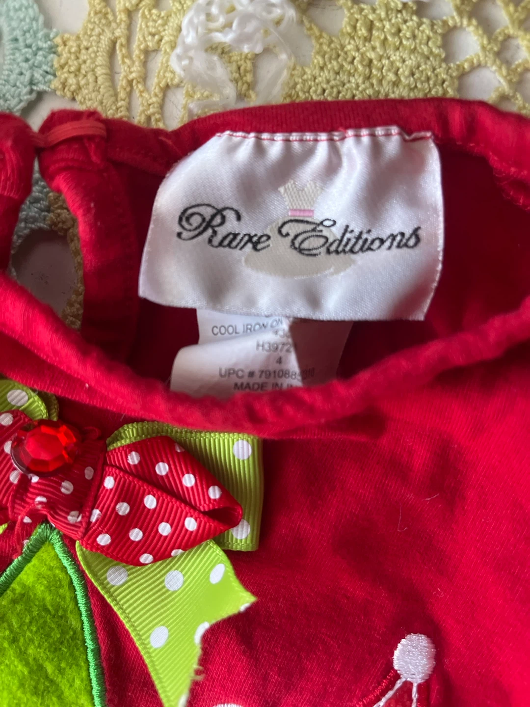 Rare Editions Kids Christmas Shirt Size 4 - photo 2