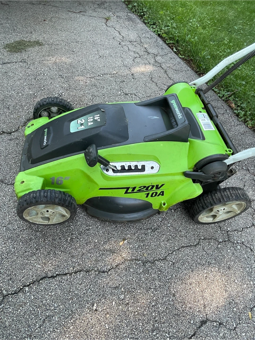 Greenworks 120V 10A Electric Lawn Mower