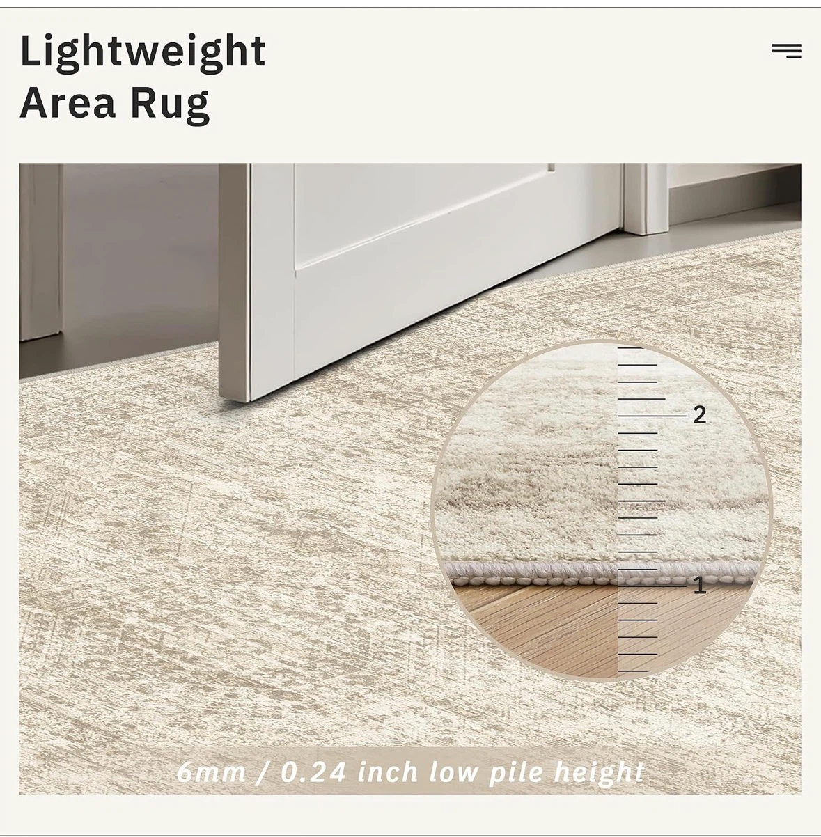 Lightweight Area Rug 9x12 ft - photo 3