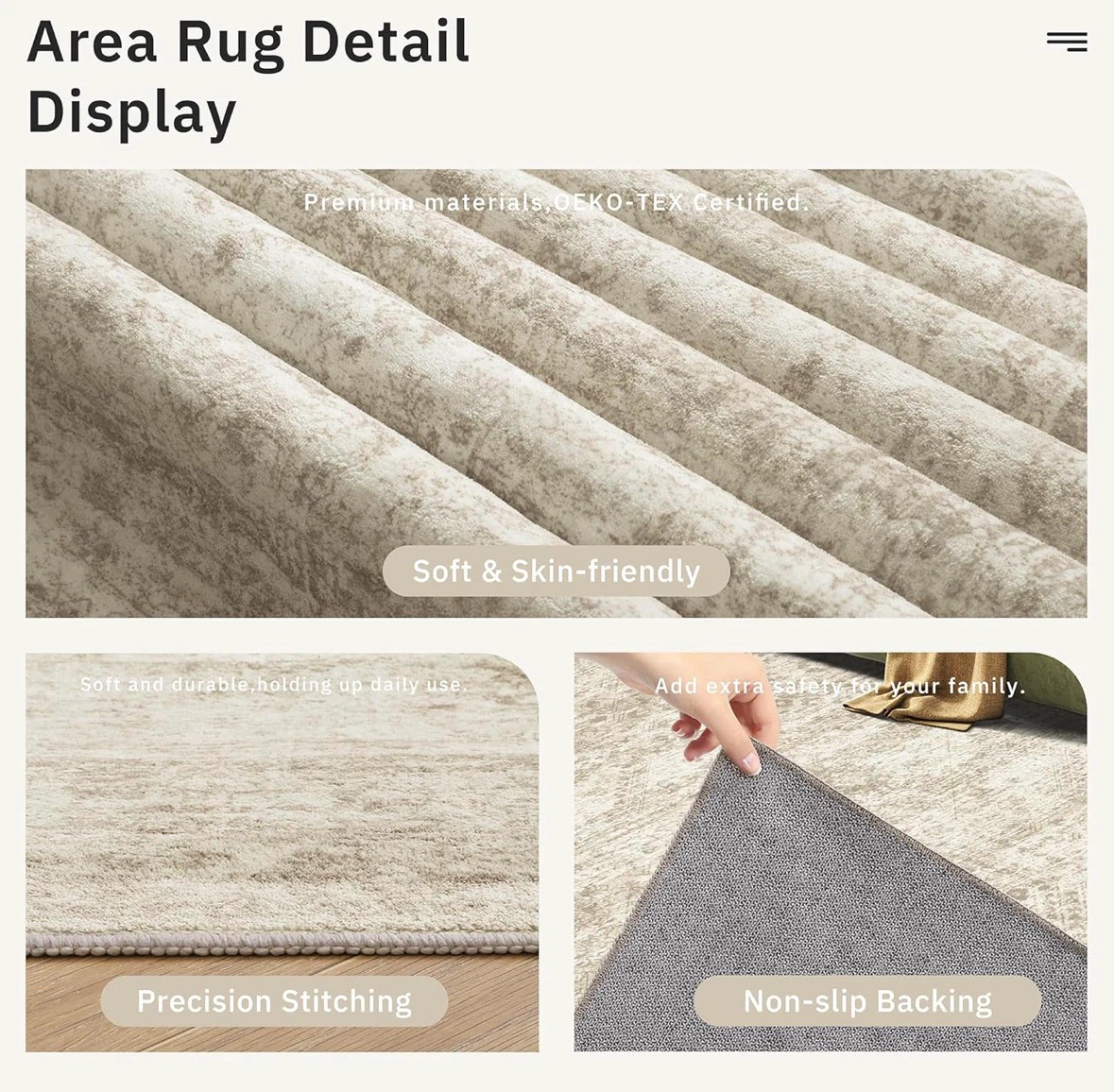 Lightweight Area Rug 9x12 ft - photo 5