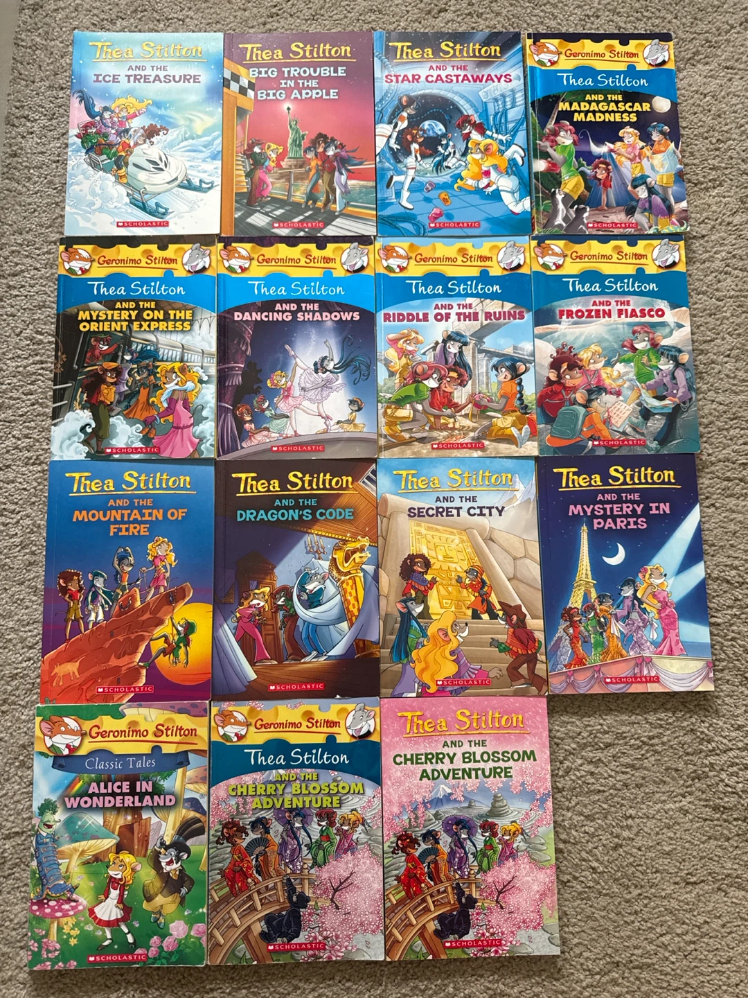 Thea + Geronimo stilton books (26)