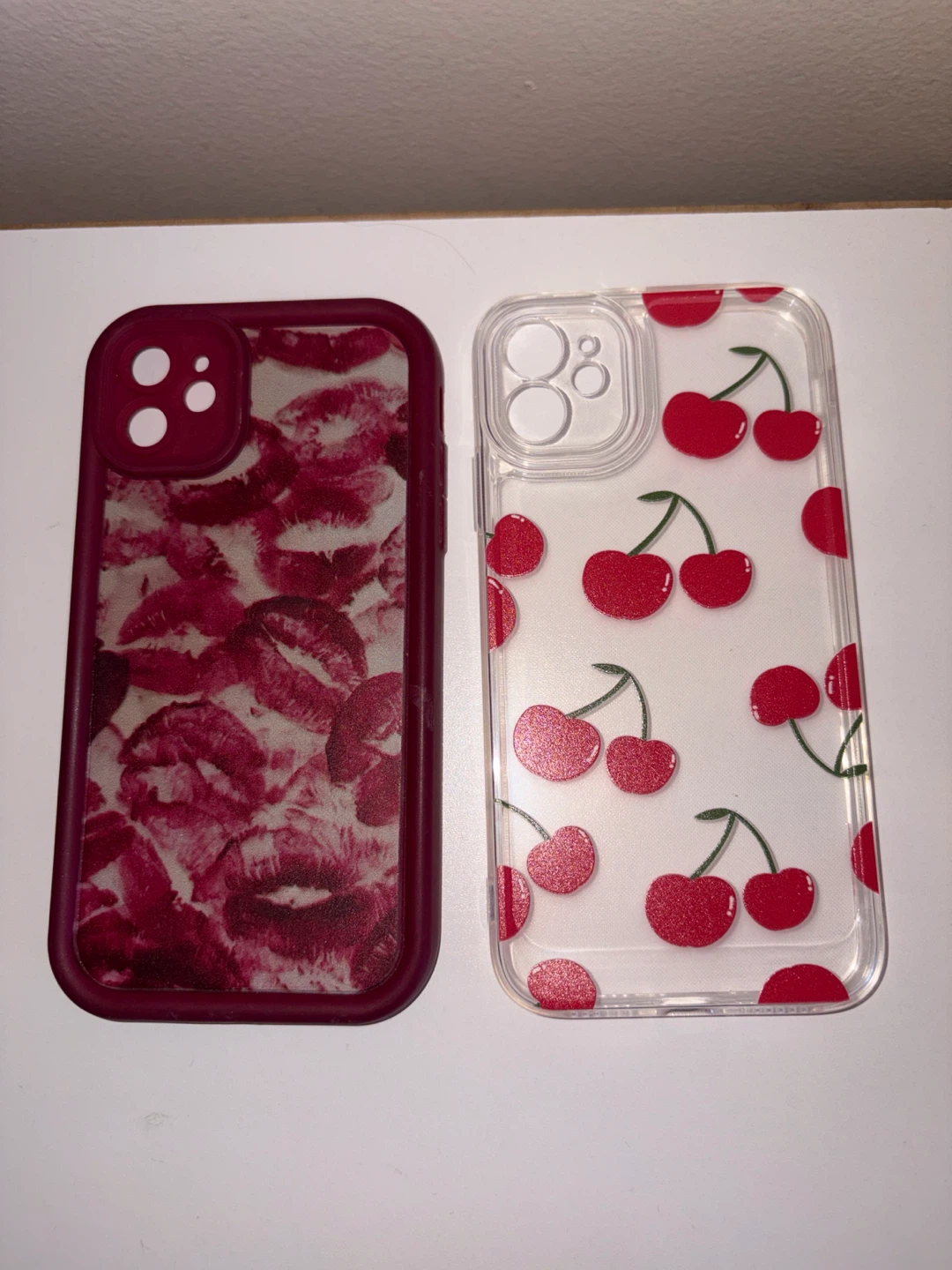 iPhone Case Lot - Cherry and Lips Print