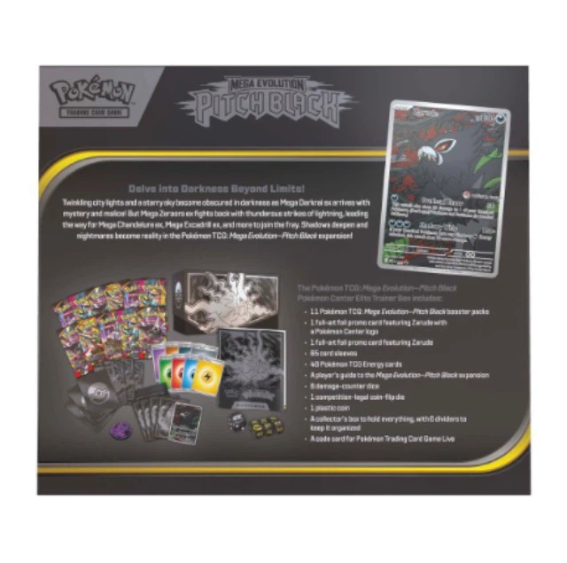 Pokemon ETB- Mega Evolution Pitch Black - photo 2