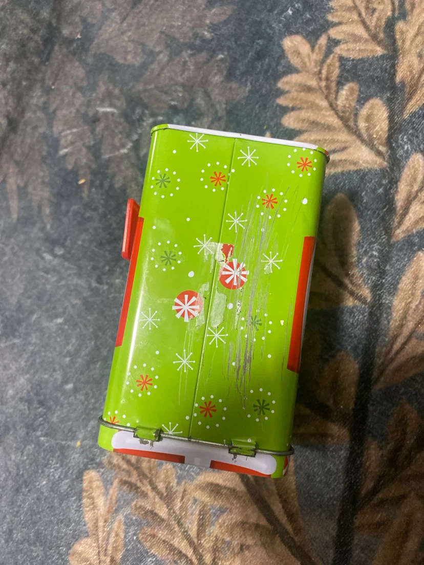 Christmas decorative tin mailbox for money - photo 3