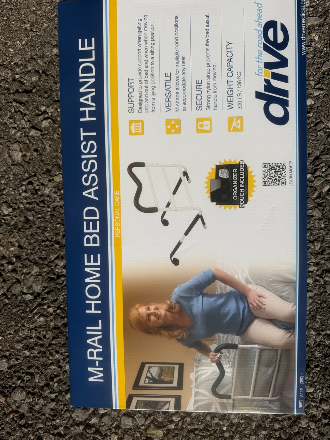 Drive M-Rail Home Bed Assist Handle