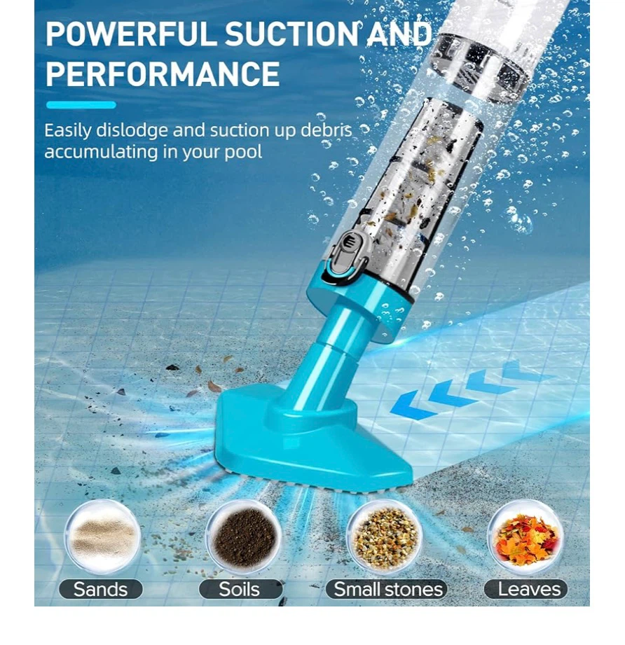 Brand new YSMJ Pool Vacuum Cleaner with auto water sensor - photo 3