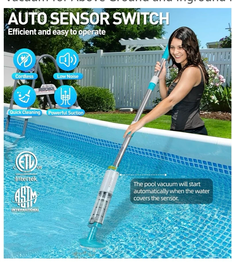 Brand new YSMJ Pool Vacuum Cleaner with auto water sensor - photo 4
