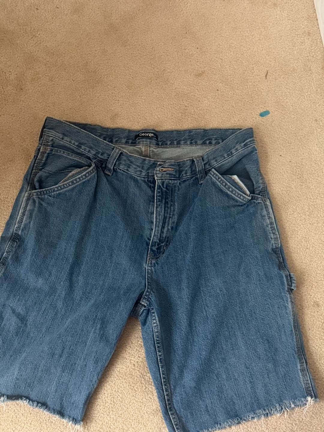 George Denim Carpenter Shorts - photo 2