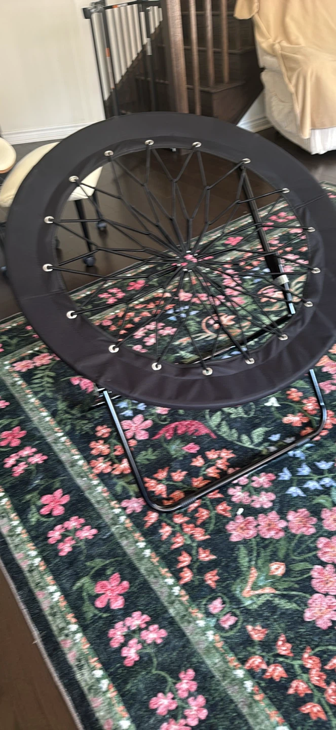 Black Round Saucer Chair - photo 2
