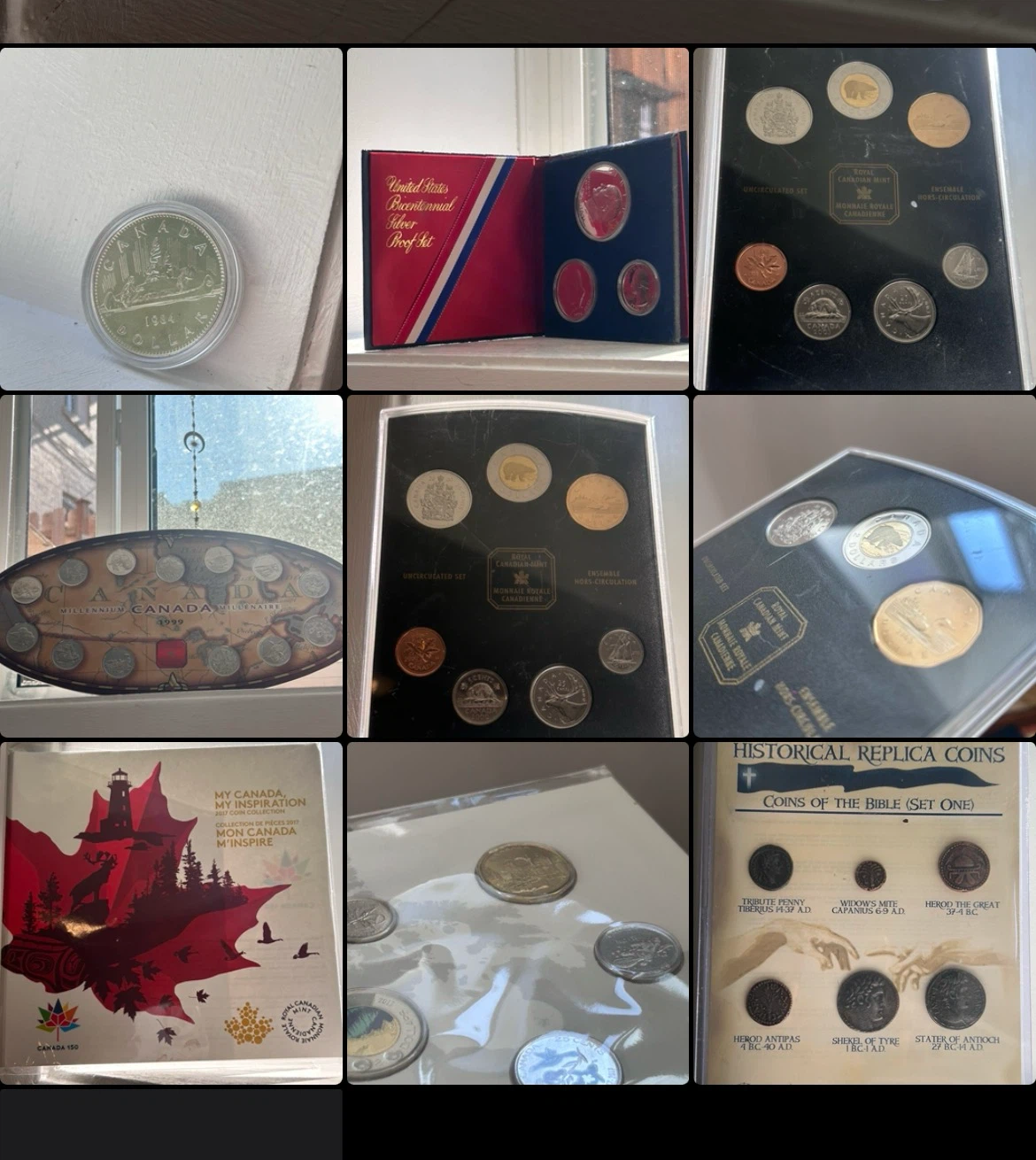 Multiple coin sets collectors items