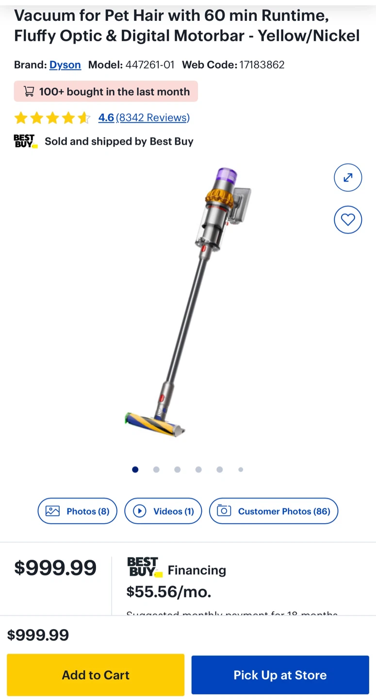 Dyson V15 vacuum - photo 2