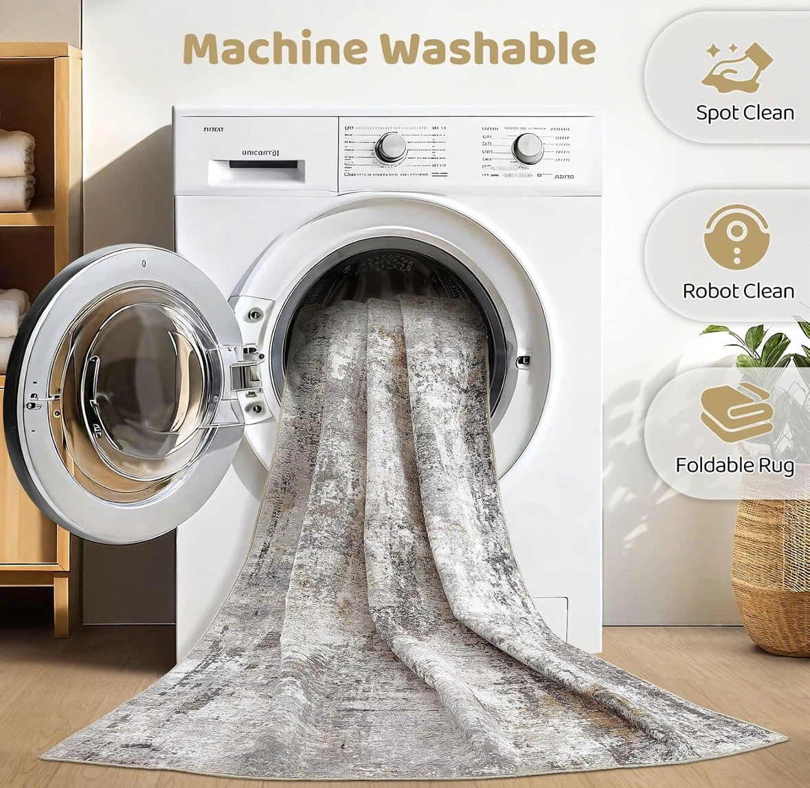 Machine Washable Area Rug 8x10 ft - photo 2