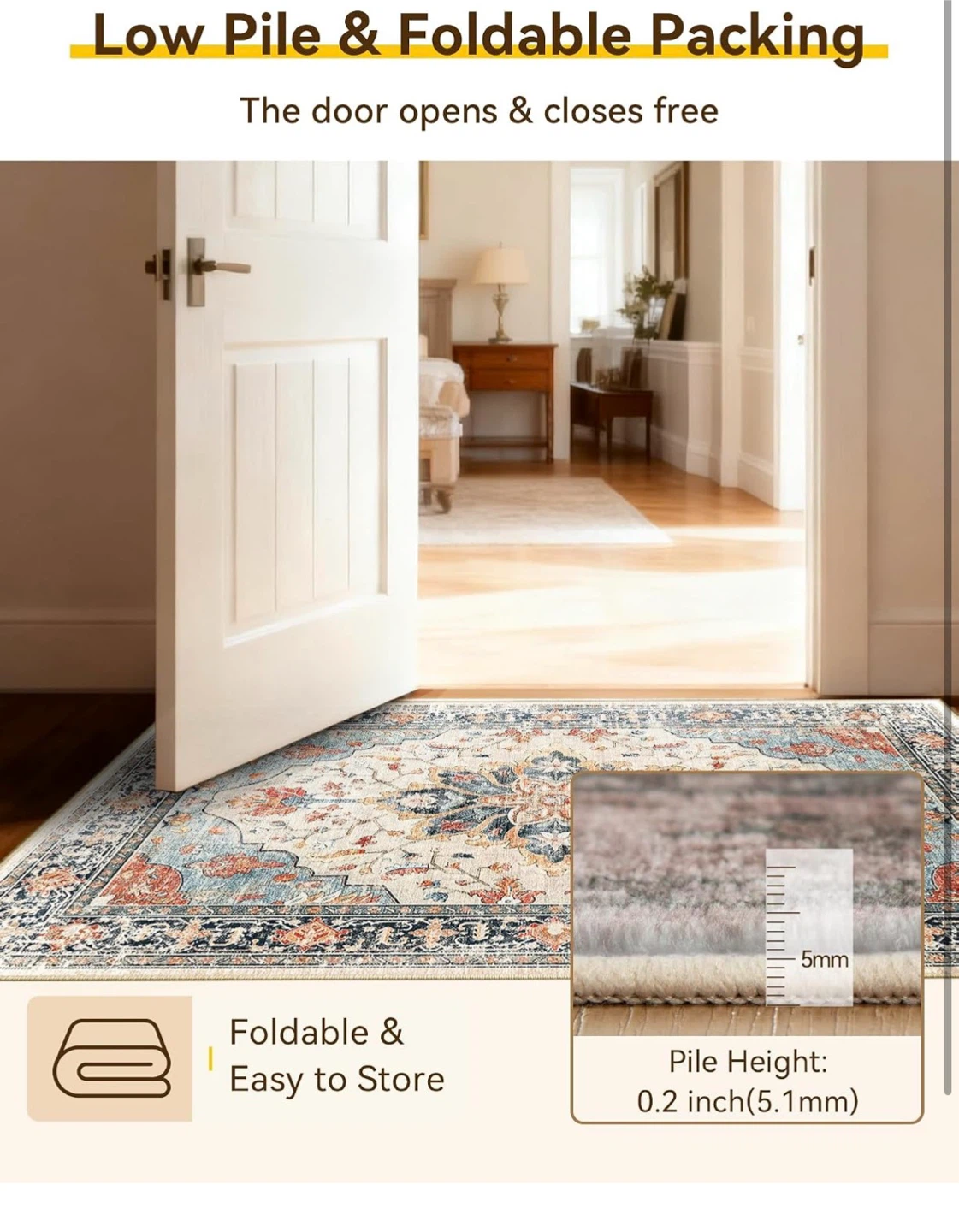 Persian Style Area Rug 8x10 ft - photo 5