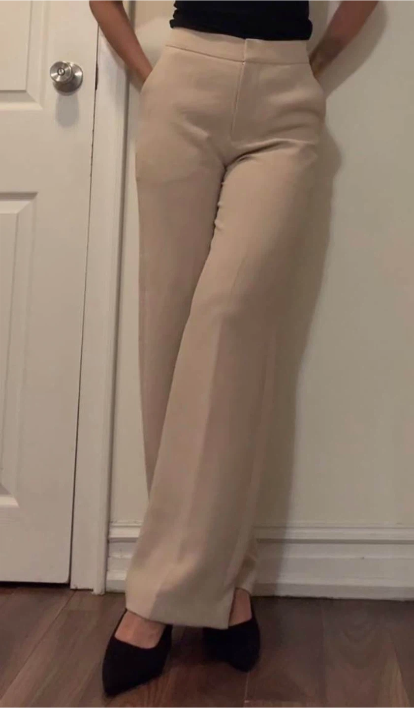 Aritzia cream pants size two - photo 3