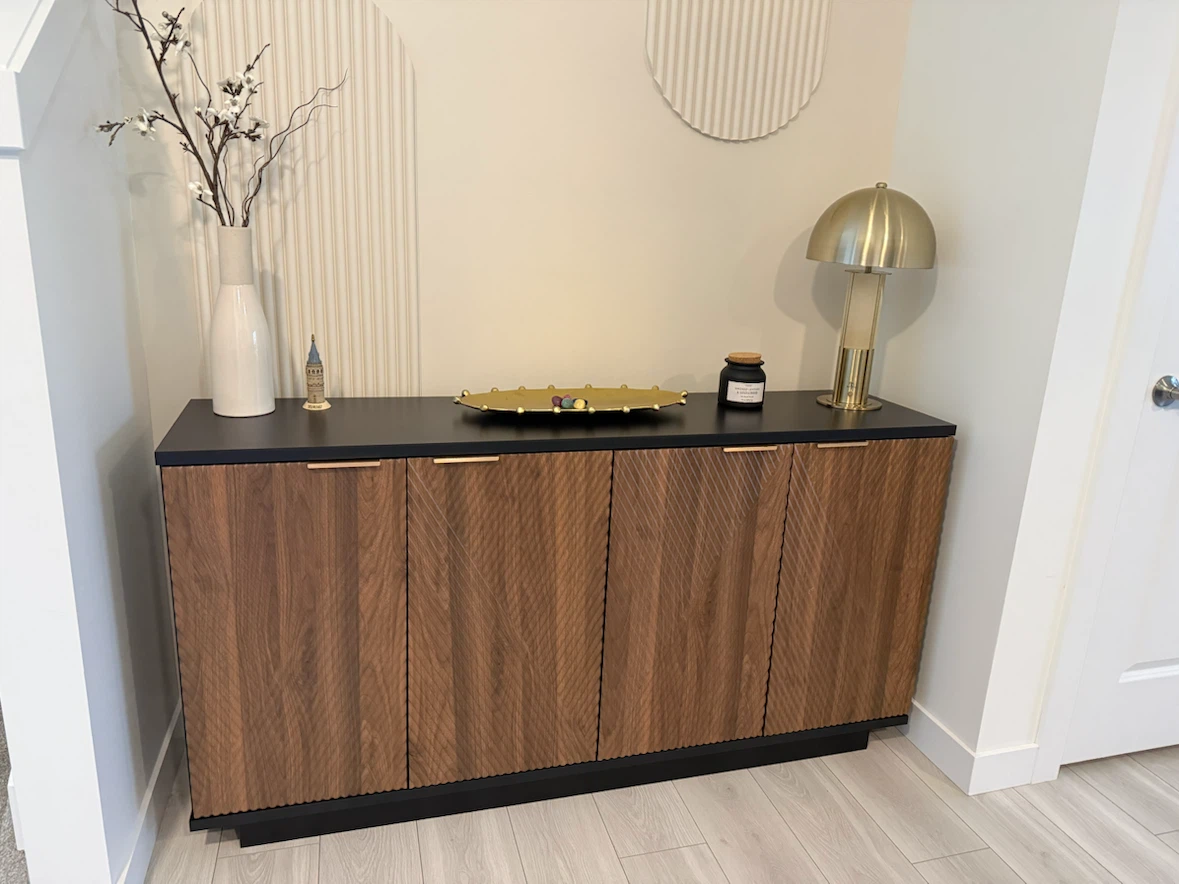 Brand New Wertz 63” Walnut Sideboard – Unassembled - photo 2
