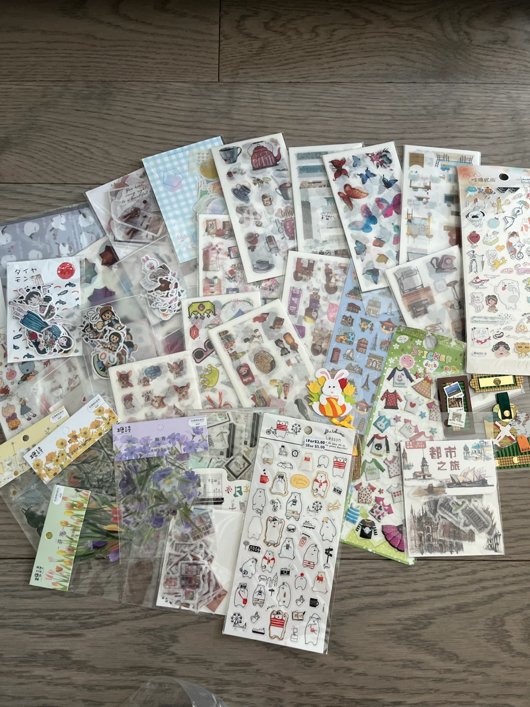 Assorted Washi Tapes, Stickers, and Letter Sets - photo 3