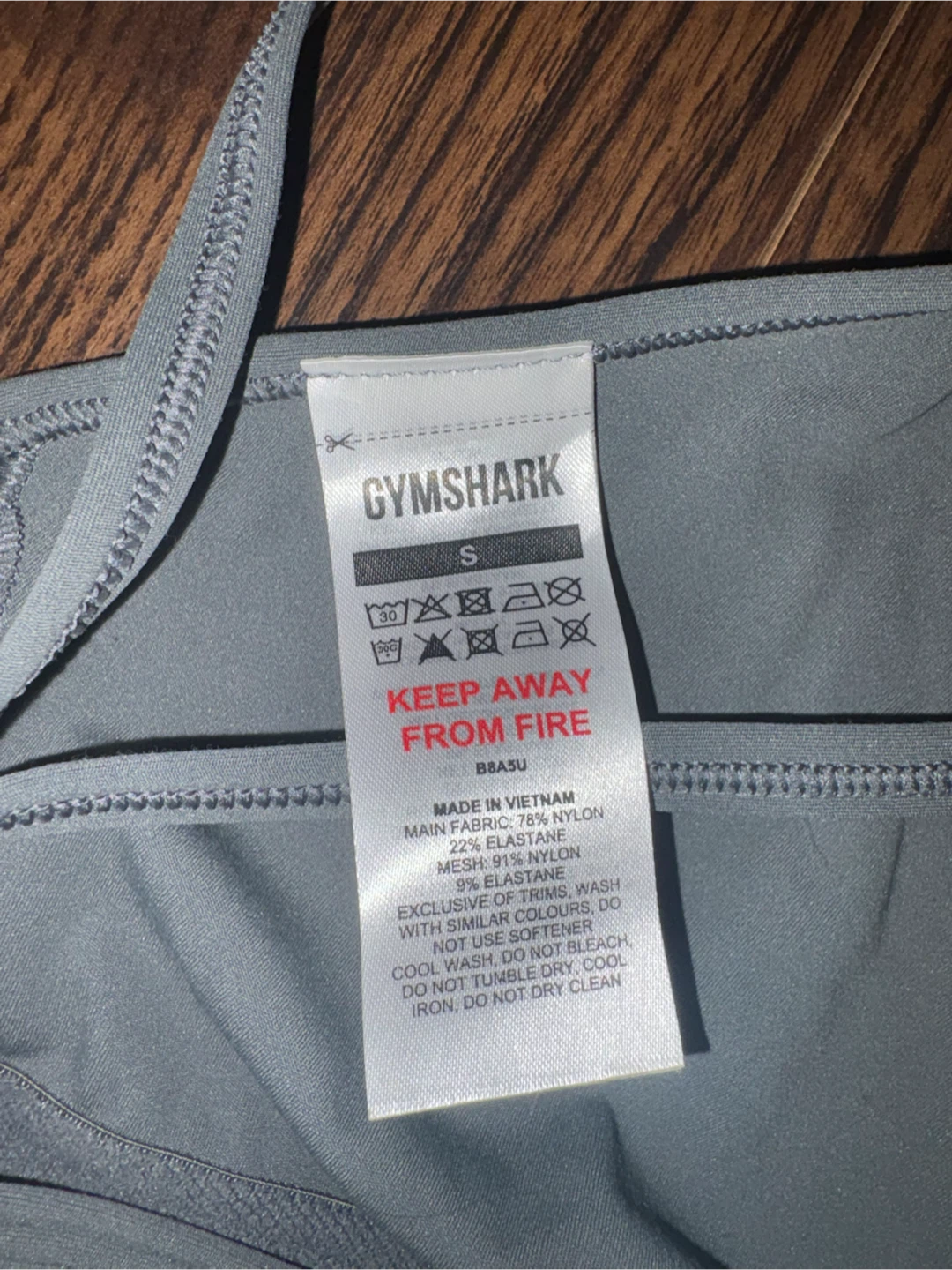 Gymshark Grey Sports Bra Size S - photo 3