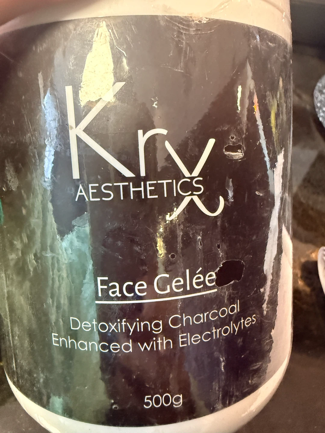 KRX Face Gelée – Detoxifying Charcoal with Electrolytes (500g)