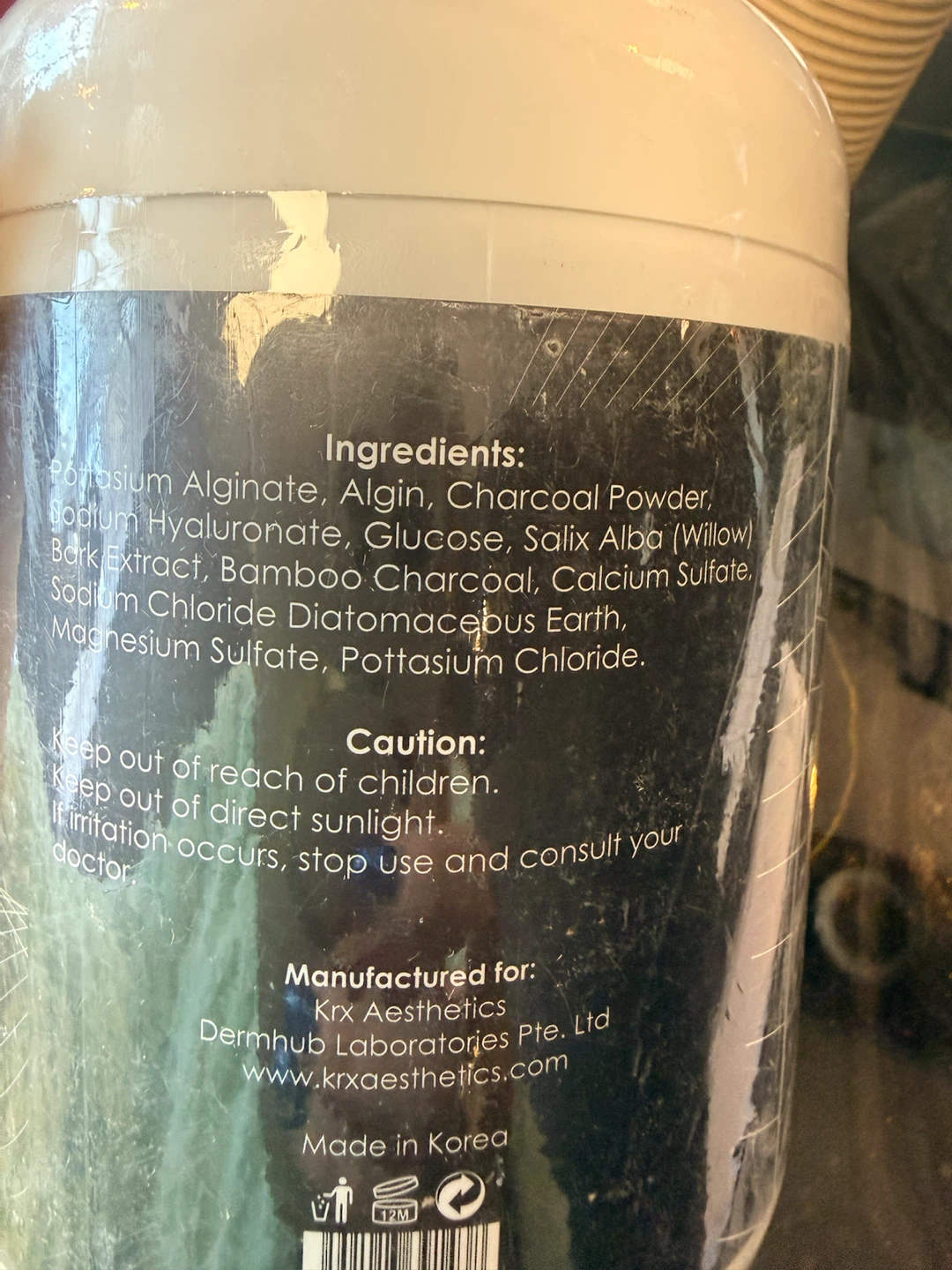 KRX Face Gelée – Detoxifying Charcoal with Electrolytes (500g) - photo 2