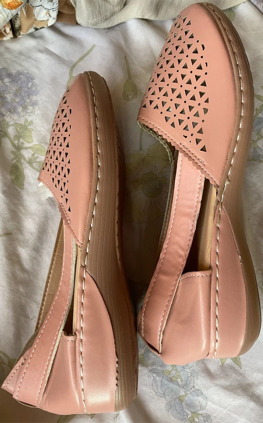Bare Traps Women's Perforated Slip on Flats - Size 43 - photo 3