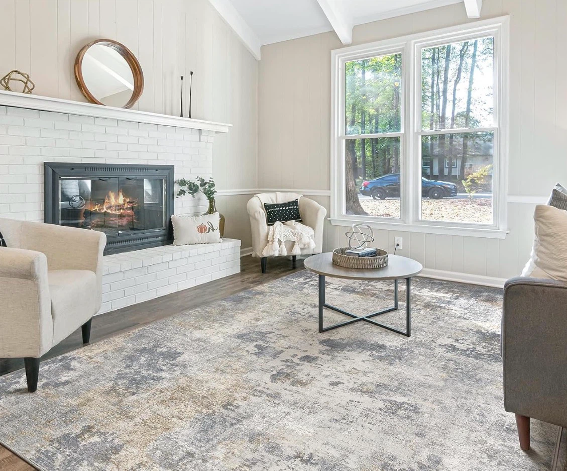 Low-Pile Luxury Area Rug 10x14 ft - photo 3