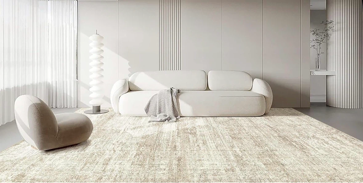 Modern abstract area rug 10x14 ft - photo 5