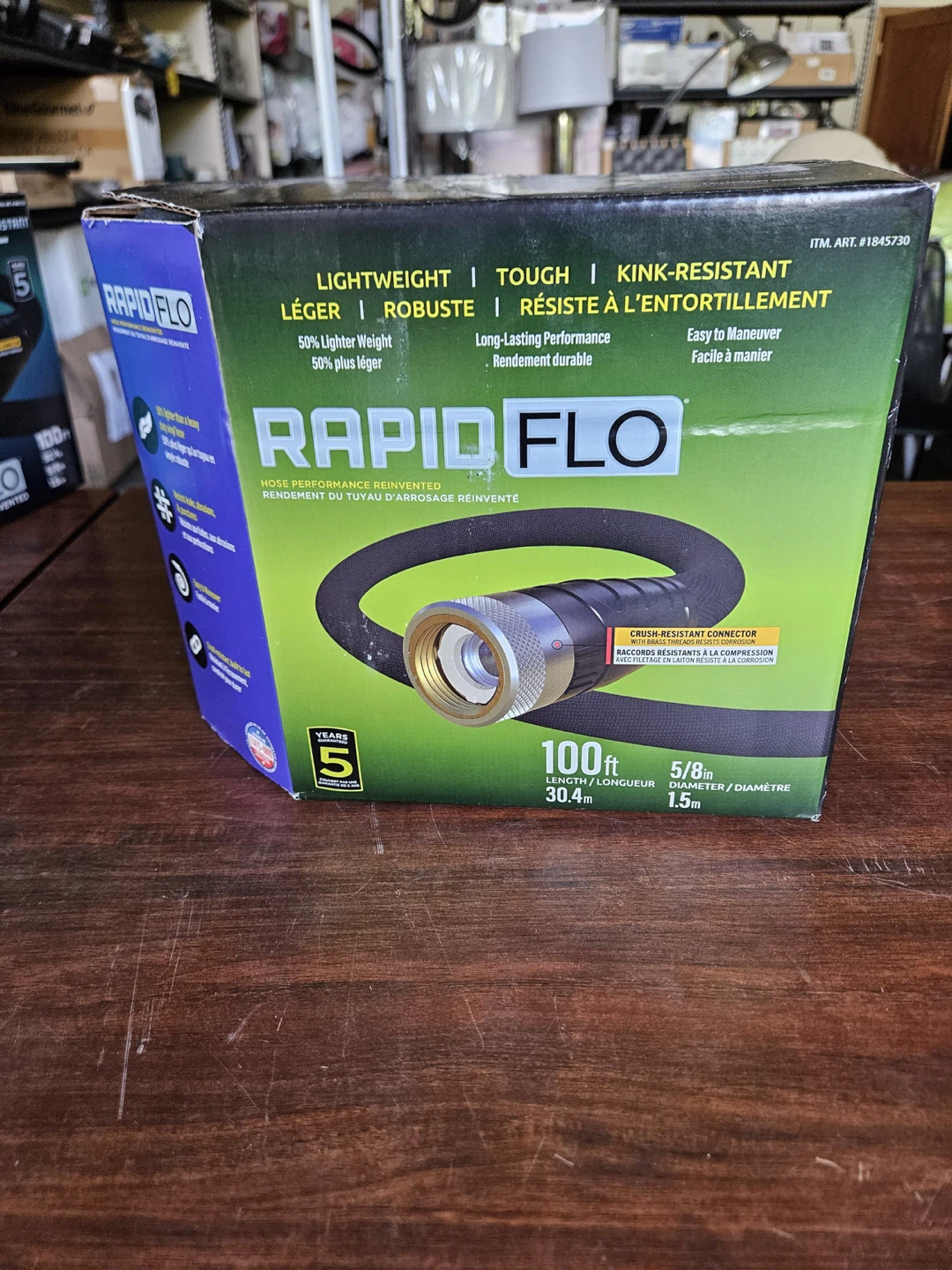 RapidFlo 100ft Kink-Resistant Garden Hose