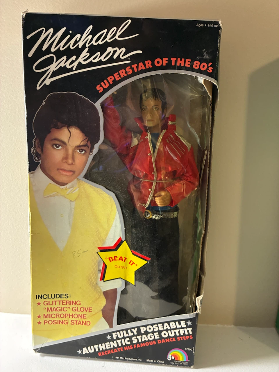 Michael Jackson "Beat It" Superstar of the 80s Action Figure