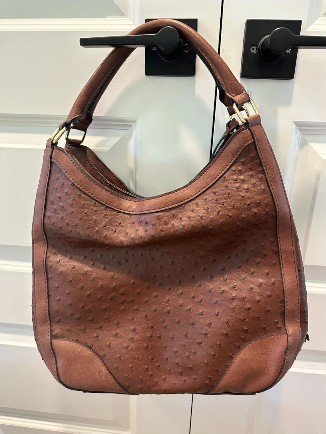 London Fog Faux Ostrich Skin Purse - photo 2