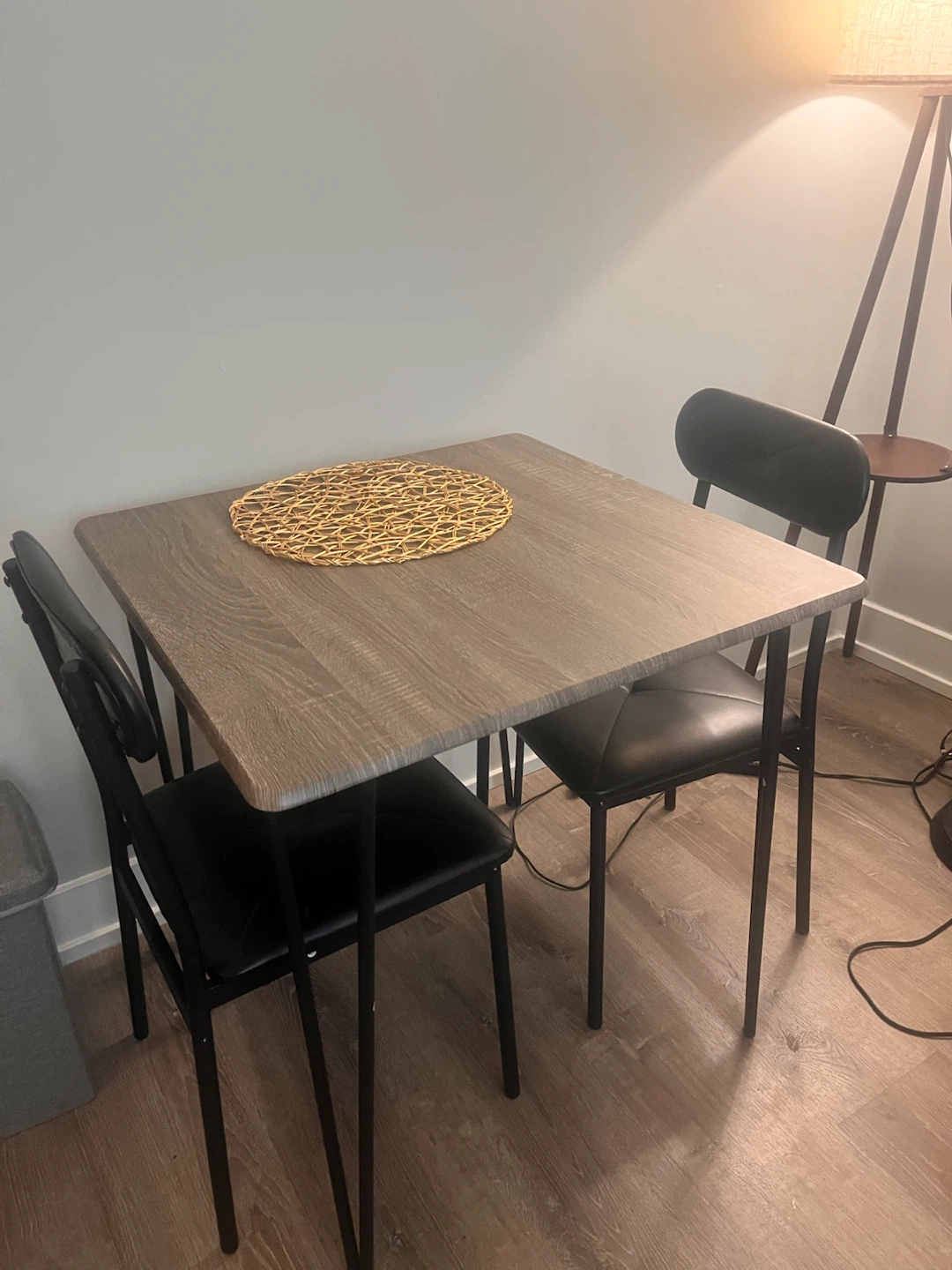 Square Dining Table with 2 Chairs - photo 2