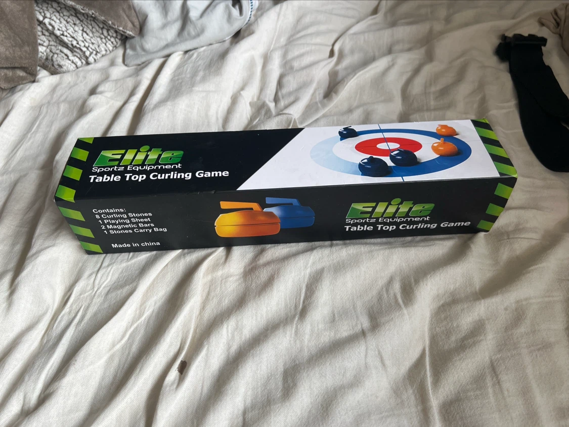Elite Sports Equipment Table Top Curling Game