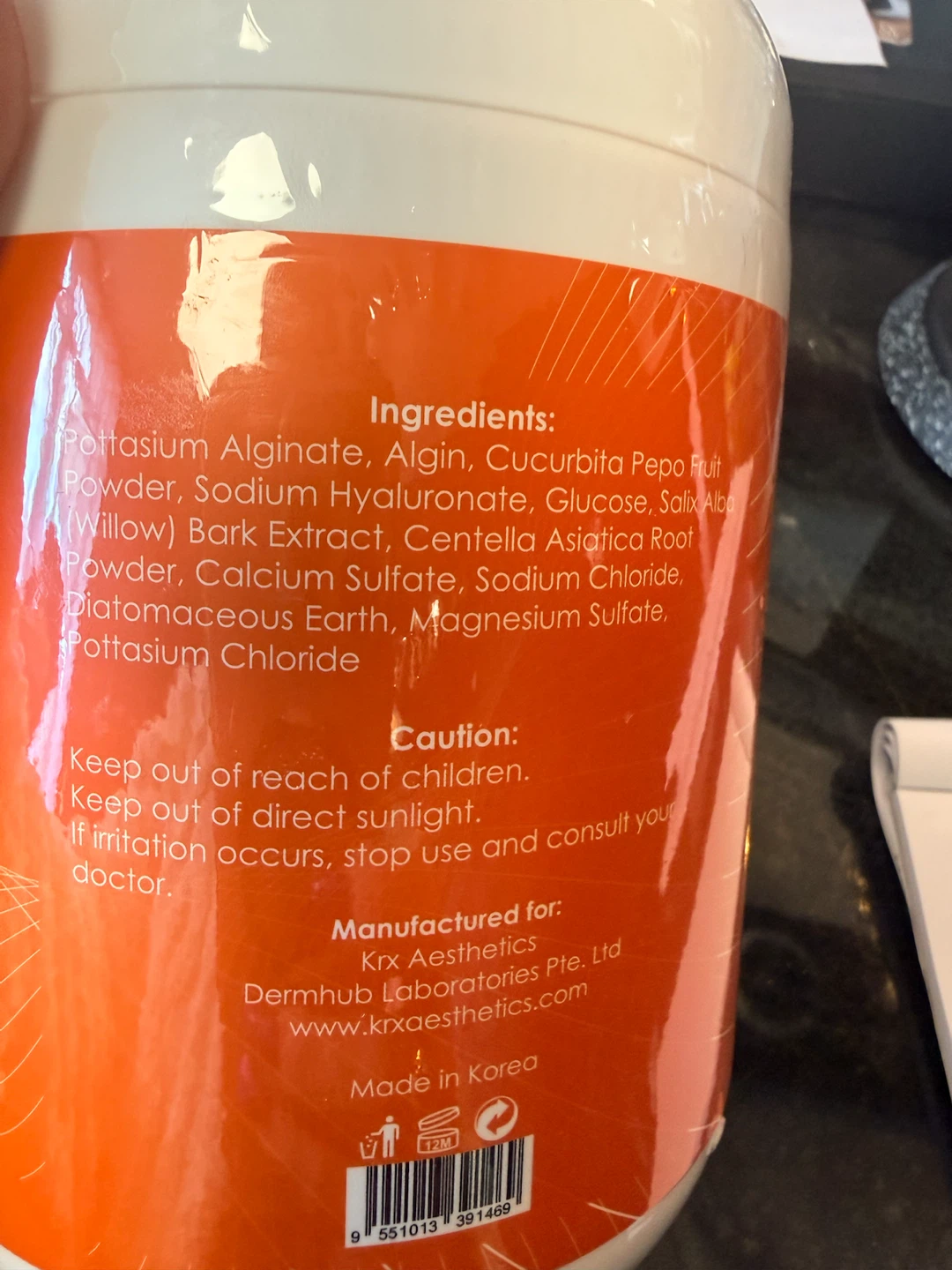 KRX Face Gelée – Exfoliating Pumpkin with Electrolytes (500g) - photo 2